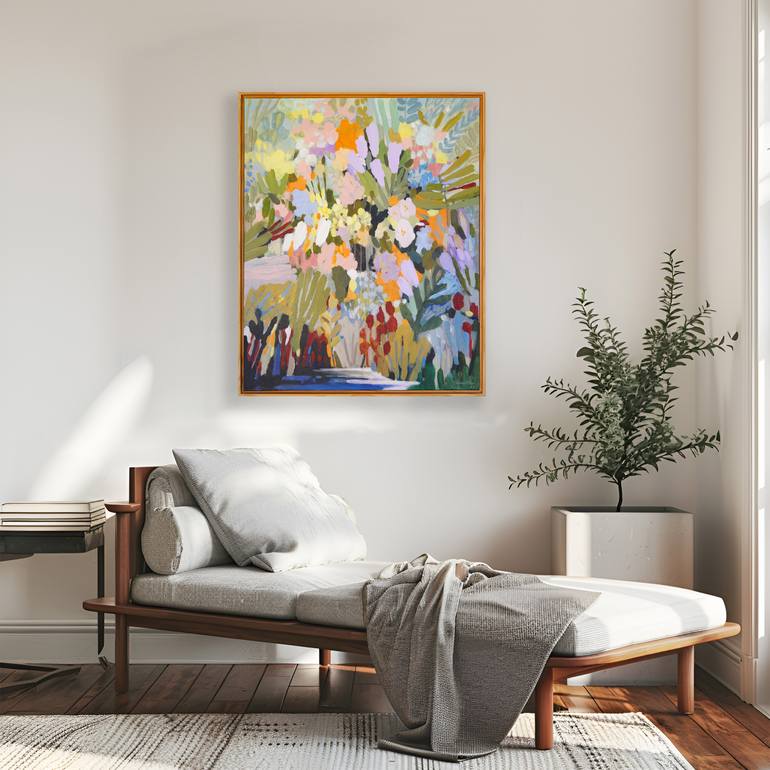 Original Impressionism Floral Painting by Shina Choi