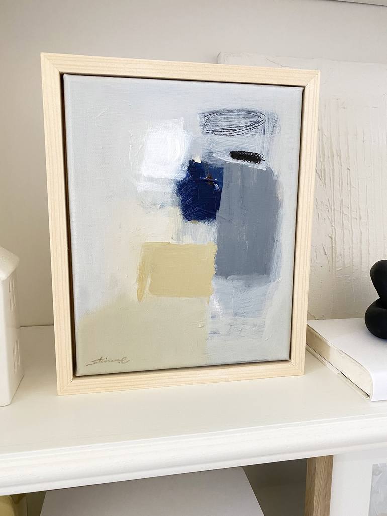 Original minimal Abstract Painting by SHINA CHOI