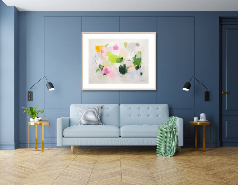 Original fine art Abstract Painting by SHINA CHOI