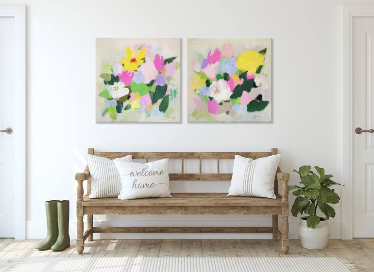 Original Floral Painting by SHINA CHOI