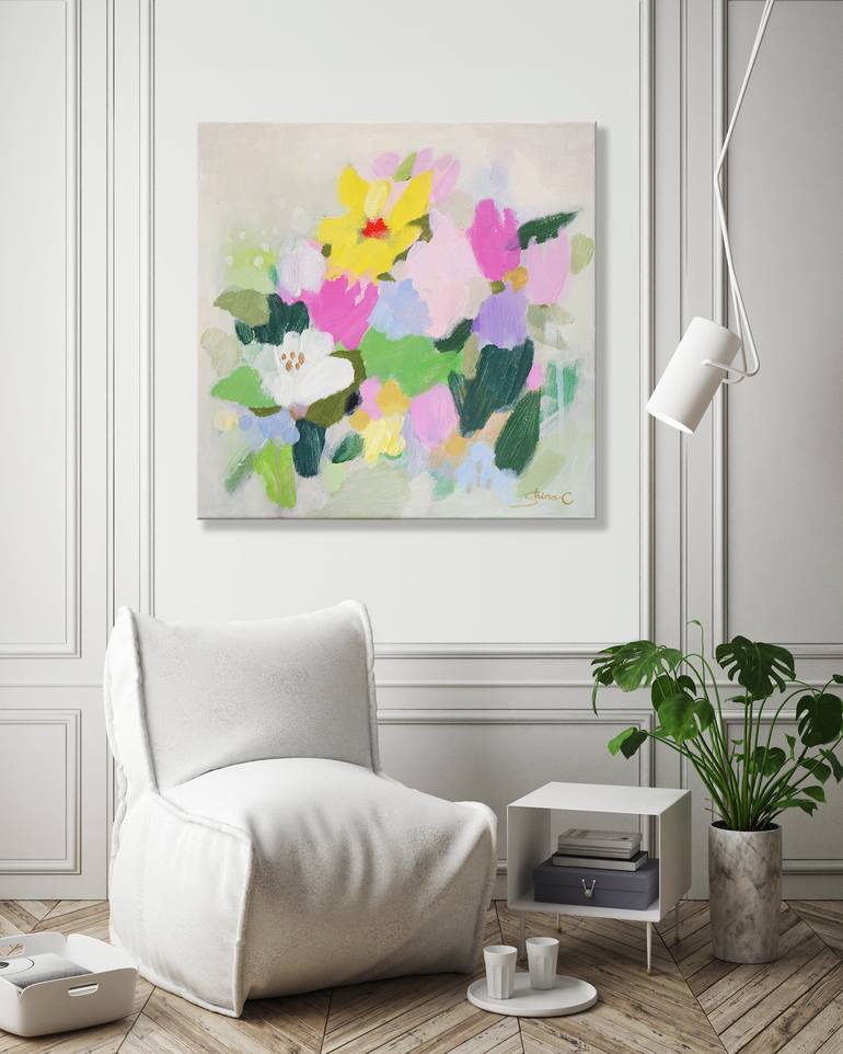 Original Floral Painting by SHINA CHOI