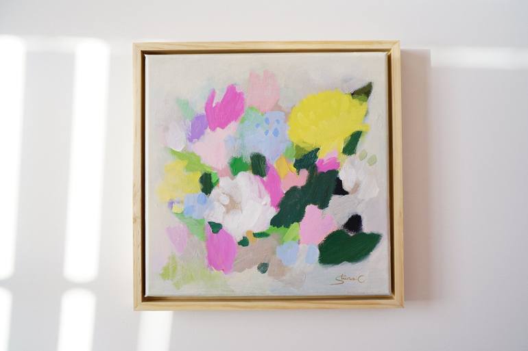 Original Fine Art Floral Painting by SHINA CHOI