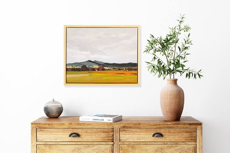 Original Fine Art Landscape Painting by SHINA CHOI