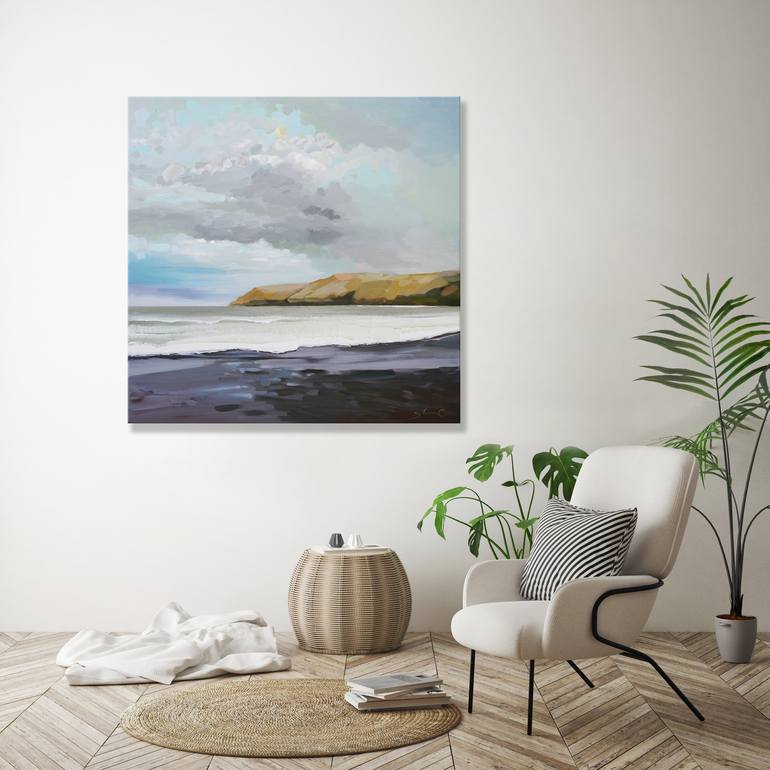 Original Fine Art Beach Painting by SHINA CHOI