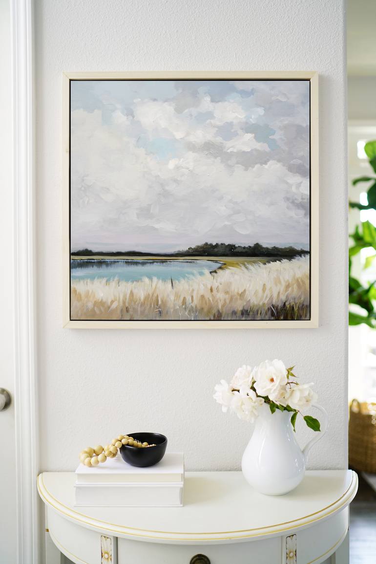 Original Impressionism Landscape Painting by Shina Choi