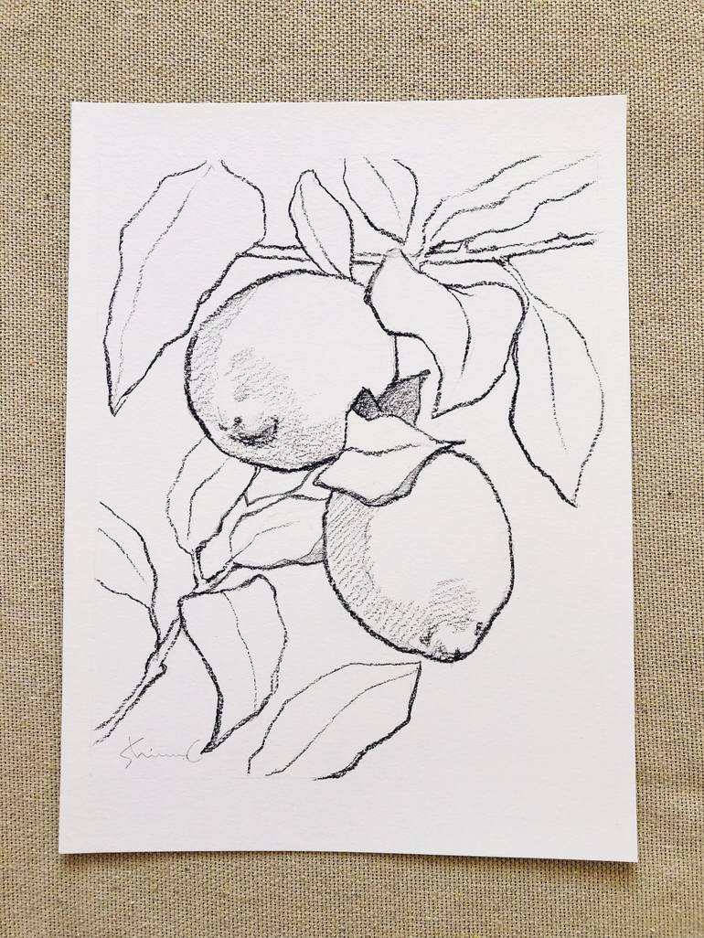 Original Botanic Drawing by SHINA CHOI