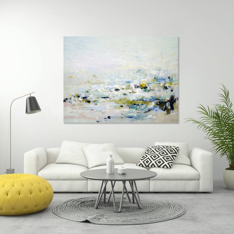 Original Impressionism Abstract Painting by SHINA CHOI
