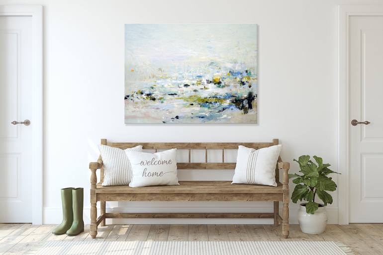 Original Impressionism Abstract Painting by SHINA CHOI