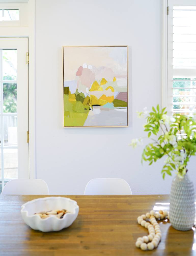 Original Impressionism Abstract Painting by Shina Choi