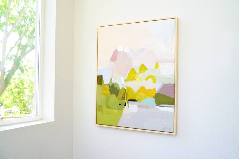 Original Impressionism Abstract Painting by Shina Choi
