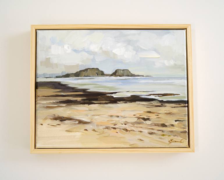 Original Impressionism Seascape Painting by Shina Choi