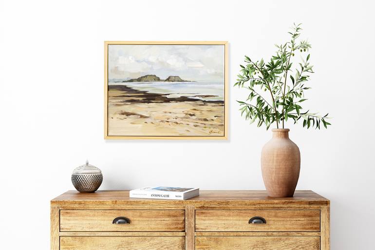 Original Impressionism Seascape Painting by Shina Choi