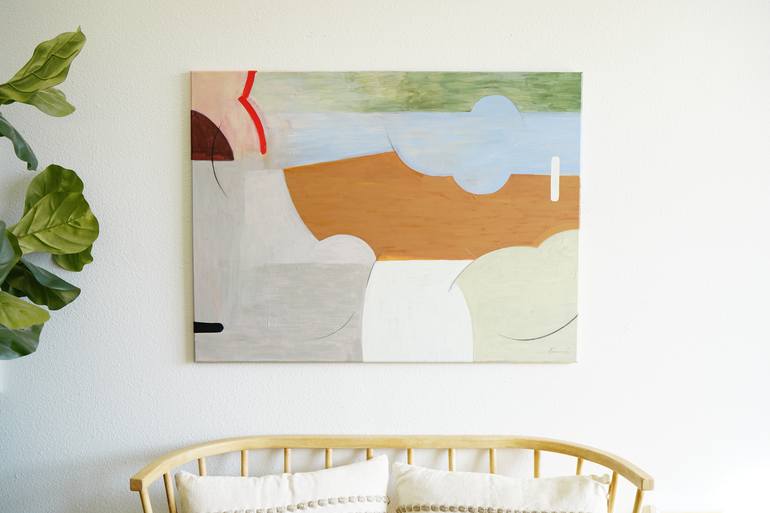 Original Modernism Abstract Painting by Shina Choi