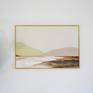 Framed and ready to hang! 1.5" Deep Unfinished Doug Fir Floater Frame (3/4" rabbet)