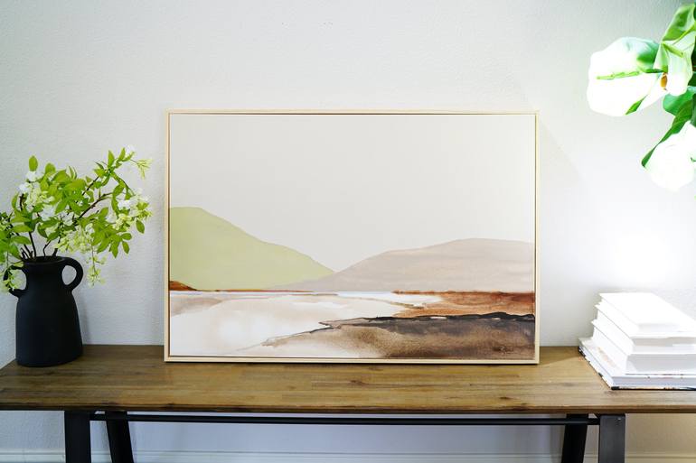 Original Abstract Landscape Painting by SHINA CHOI