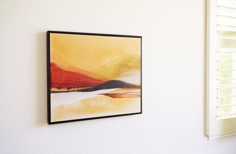 Original Abstract Landscape Painting by SHINA CHOI