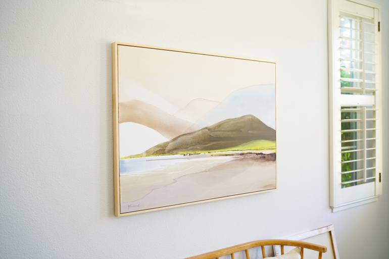 Original Abstract Landscape Painting by Shina Choi