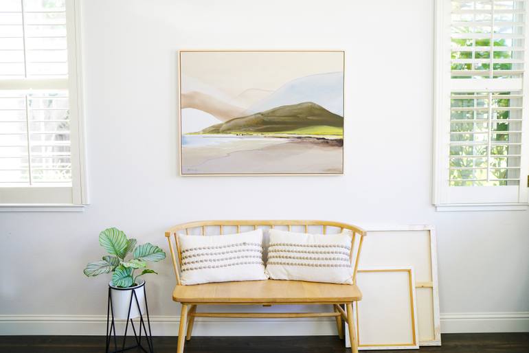 Original Abstract Landscape Painting by Shina Choi