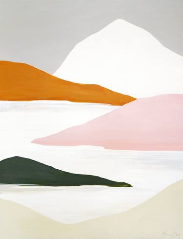 Original Abstract Landscape Paintings by SHINA CHOI