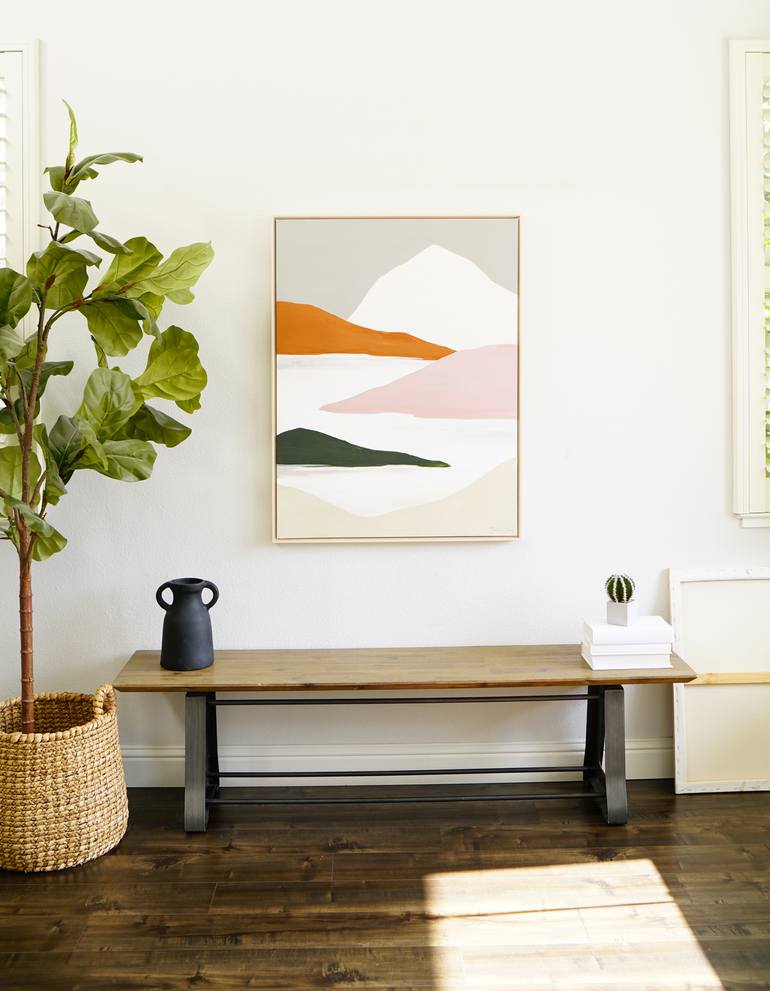 Original Abstract Landscape Painting by Shina Choi