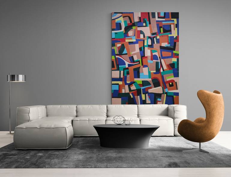 Original Contemporary Abstract Painting by Mile Puli