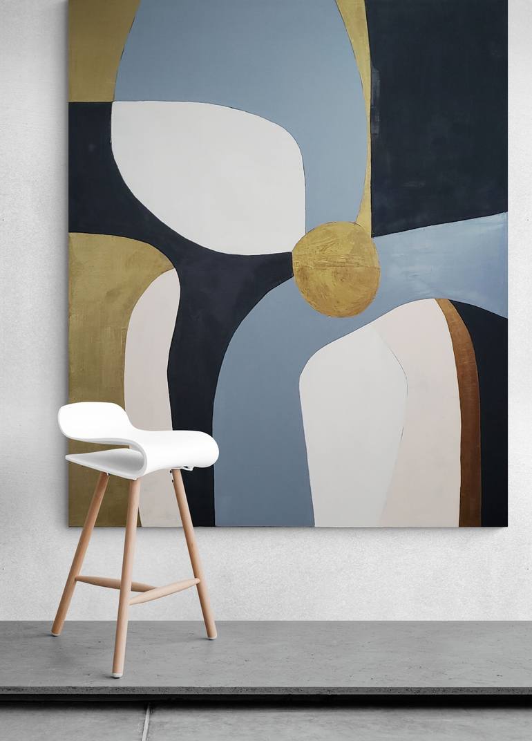 Original Conceptual Abstract Painting by Mile Puli