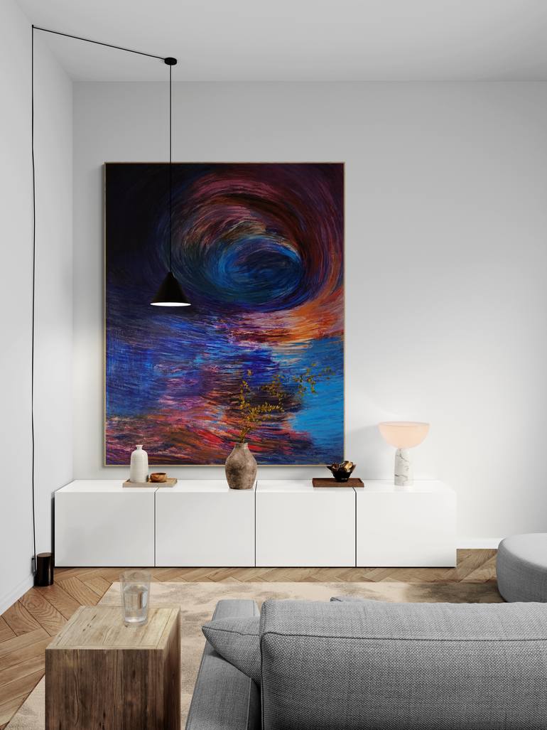Original Contemporary Abstract Painting by Mile Puli