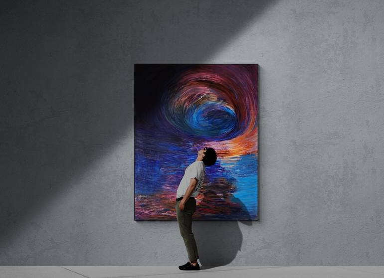 Original Contemporary Abstract Painting by Mile Puli