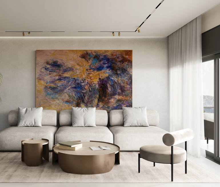 Original Contemporary Abstract Painting by Mile Puli