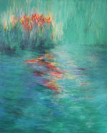 Original Abstract Expressionism Abstract Painting by Mile Puli