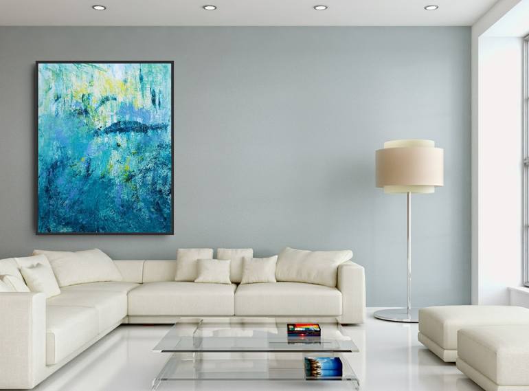 Original Impressionism Abstract Painting by Mile Puli