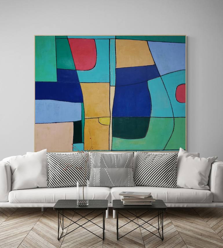 Original Abstract Painting by Mile Puli