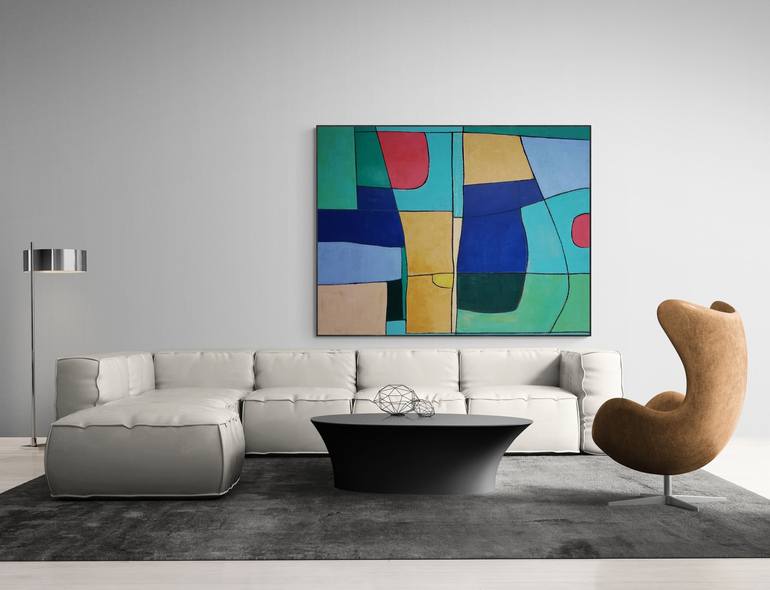 Original Abstract Painting by Mile Puli