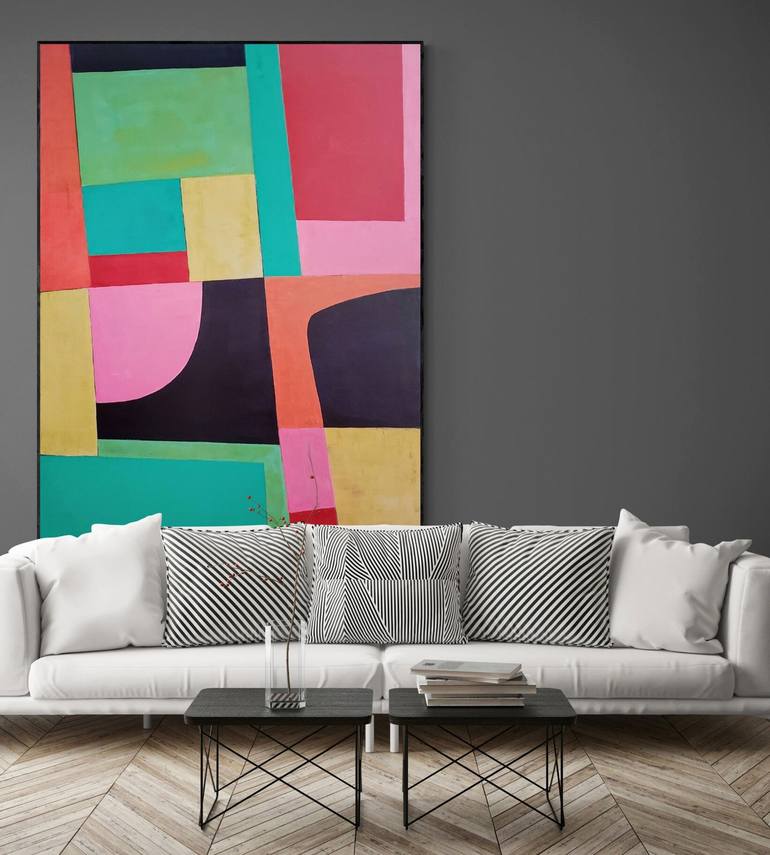 Original Contemporary Abstract Painting by Mile Puli