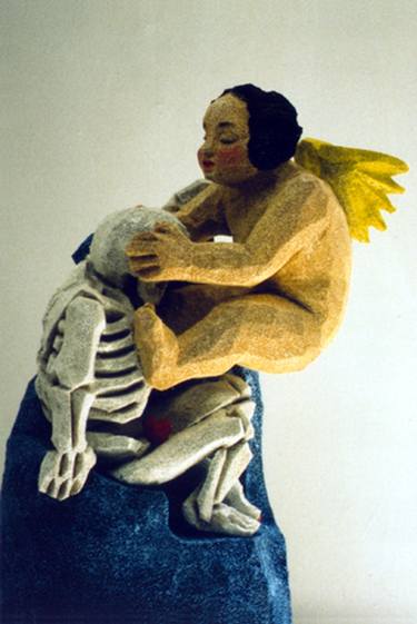 Original Mortality Sculpture by Hans Juergen Diez