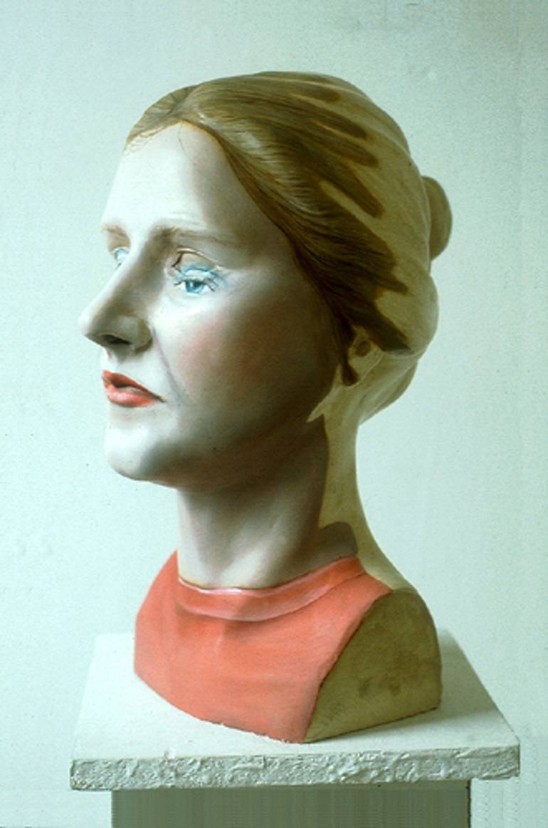 Original Portraiture People Sculpture by Hans Juergen Diez