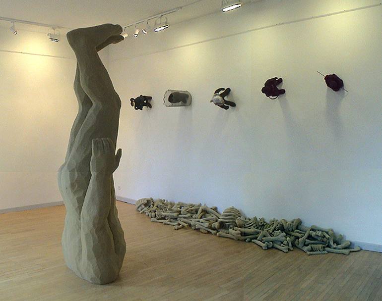 Original Figurative Body Installation by Hans Juergen Diez