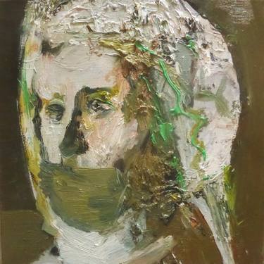 Original Abstract Expressionism Portrait Paintings by Irene Van Den Bos