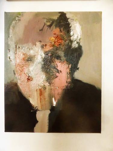 Original Abstract Portrait Paintings by Irene Van Den Bos