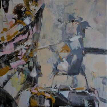 Original Abstract Expressionism Women Paintings by Irene Van Den Bos
