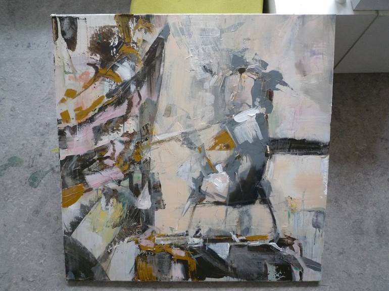 Original Abstract Expressionism Women Painting by Irene Van Den Bos