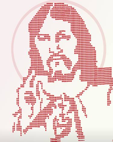 Jesus Art without Line - Limited Edition of 1 thumb
