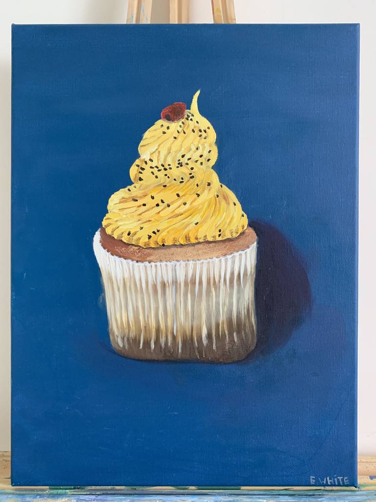 Original Pop Art Food Painting by Elena White