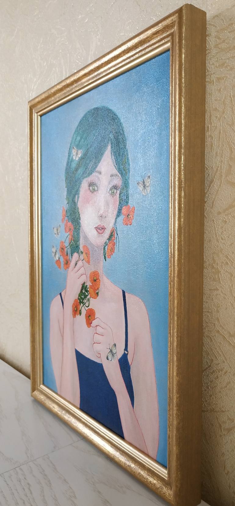 Original Modern Portrait Painting by Vladimir Frolov