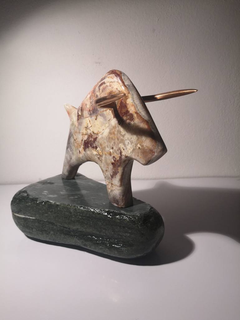 Original Abstract Animal Sculpture by Stefan Siroky