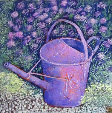 My Old Mauve Watering Can thumb