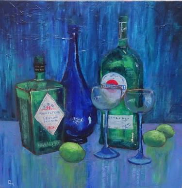 Original Expressionism Food & Drink Paintings by Corinne Middlemiss