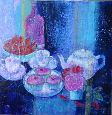 Original Abstract Food & Drink Paintings by Corinne Middlemiss