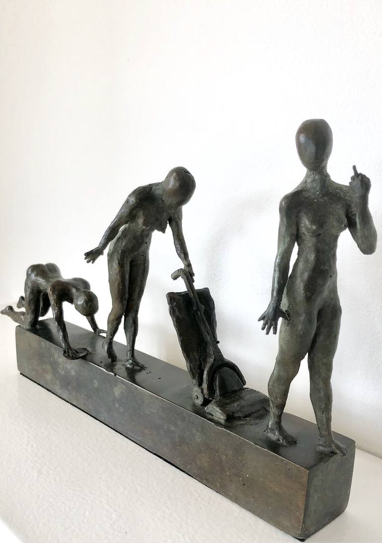 Original Fine Art Humor Sculpture by Dee Stanford