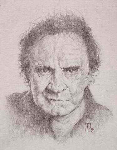Print of Portrait Drawings by Jesús Miguel Pérez Sanz